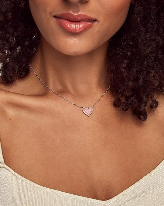 image:imageKendra Scott Ari Heart Adjustable Length Pendant Necklace for Women Fashion JewelryGOLD TURQUOISE MAGENSITE