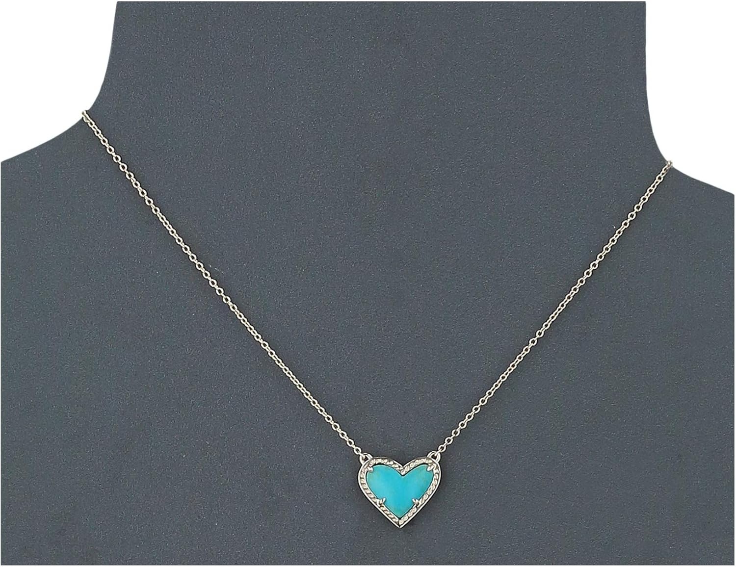 image:imageKendra Scott Ari Heart Adjustable Length Pendant Necklace for Women Fashion JewelryGOLD TURQUOISE MAGENSITE