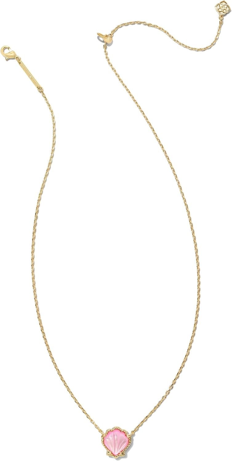 image:imageKendra Scott Brynne Shell Short Pendant Necklace Fashion Jewelry for WomenBLUSH MOTHER OF PEARL