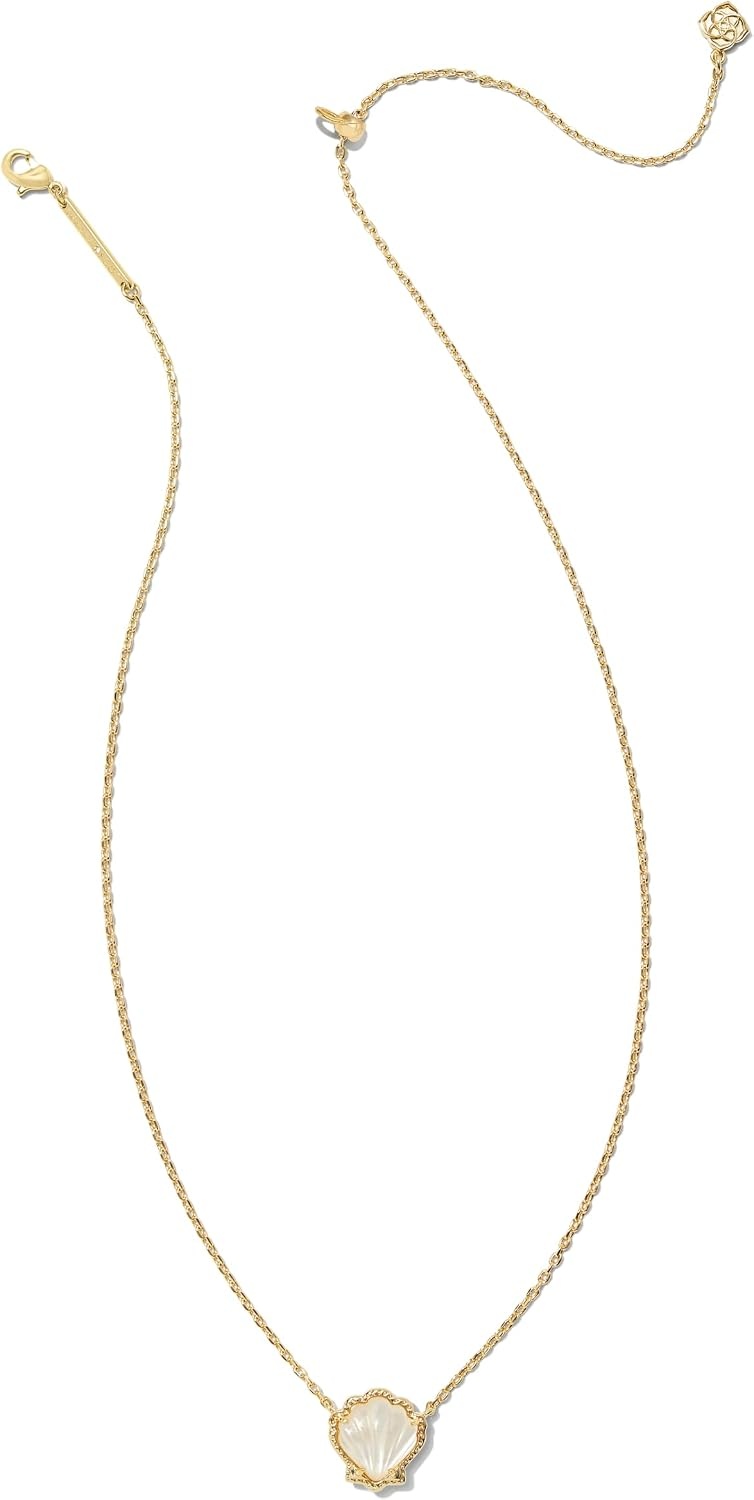 image:imageKendra Scott Brynne Shell Short Pendant Necklace Fashion Jewelry for WomenIVORY MOTHER OF PEARL
