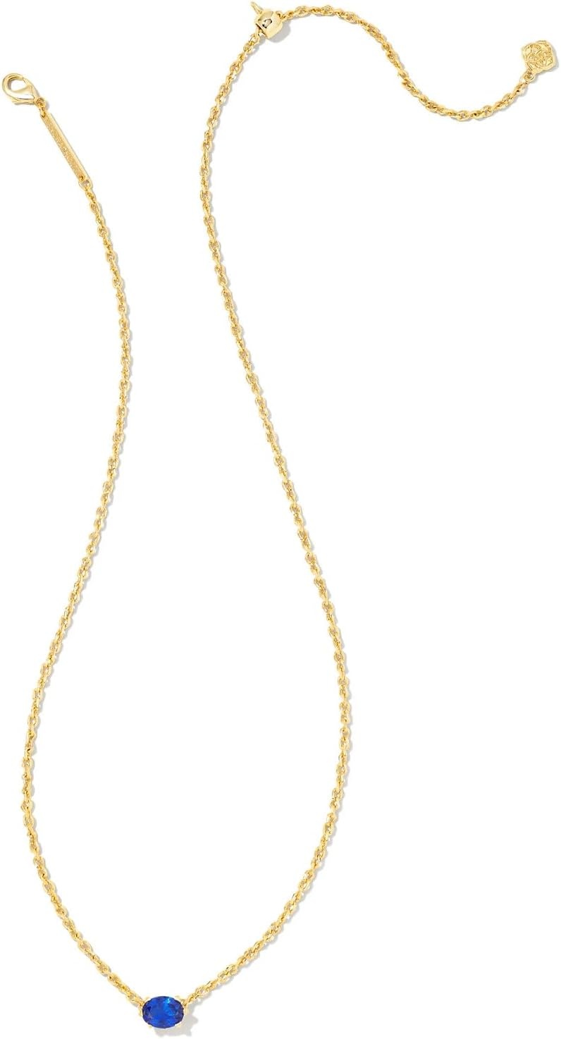 image:imageKendra Scott Cailin Pendant Necklace Fashion Jewelry for WomenGOLD BLUE CRYSTAL