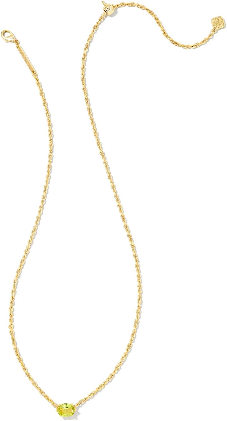 image:imageKendra Scott Cailin Pendant Necklace Fashion Jewelry for WomenGOLD PERIDOT CRYSTAL