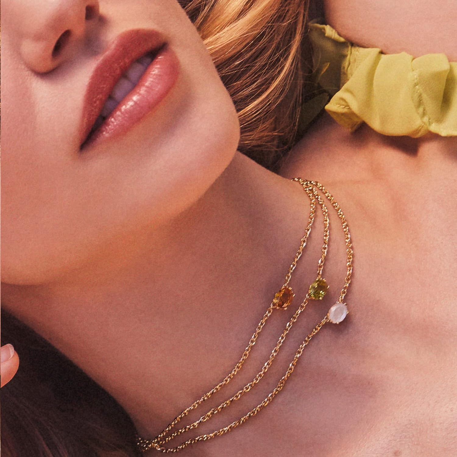 image:imageKendra Scott Cailin Pendant Necklace Fashion Jewelry for WomenGOLD PERIDOT CRYSTAL