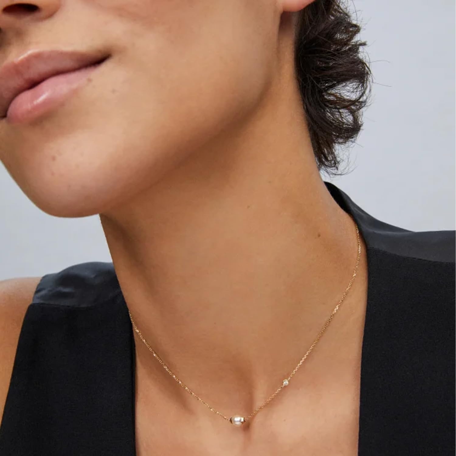 image:imageKendra Scott Cathleen 18k Gold Short Pendant Necklace Fine Jewelry for Women18K YELLOW GOLD WHITE PEARL