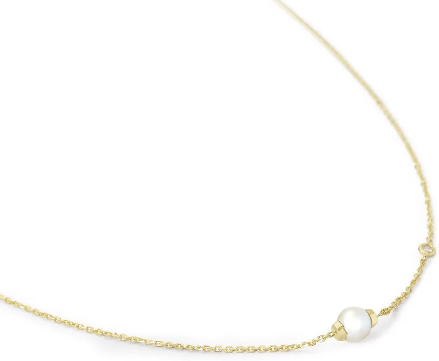image:imageKendra Scott Cathleen 18k Gold Short Pendant Necklace Fine Jewelry for Women18K YELLOW GOLD WHITE PEARL