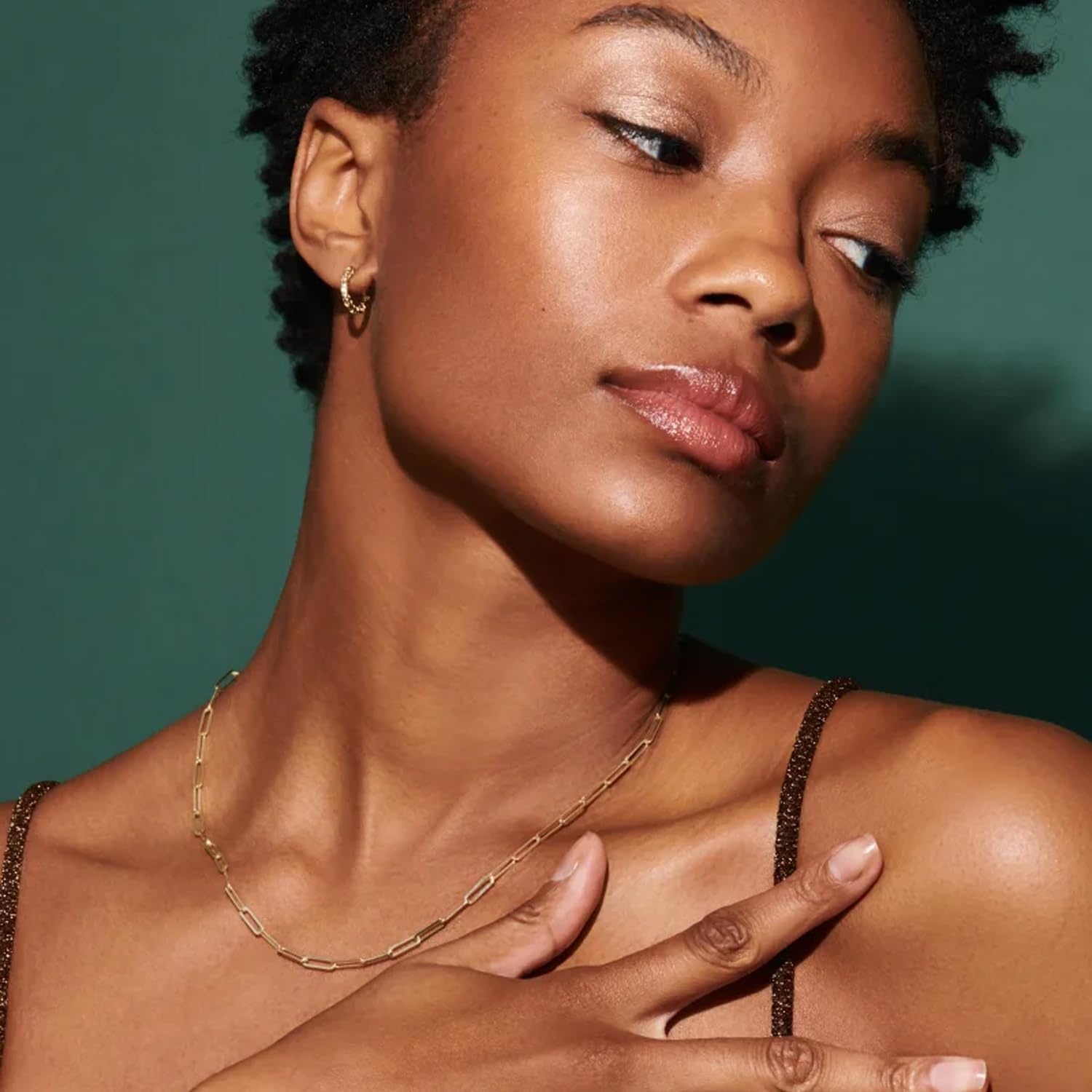 image:imageKendra Scott Courtney Paperclip Necklace Fashion Jewelry for WomenGOLD