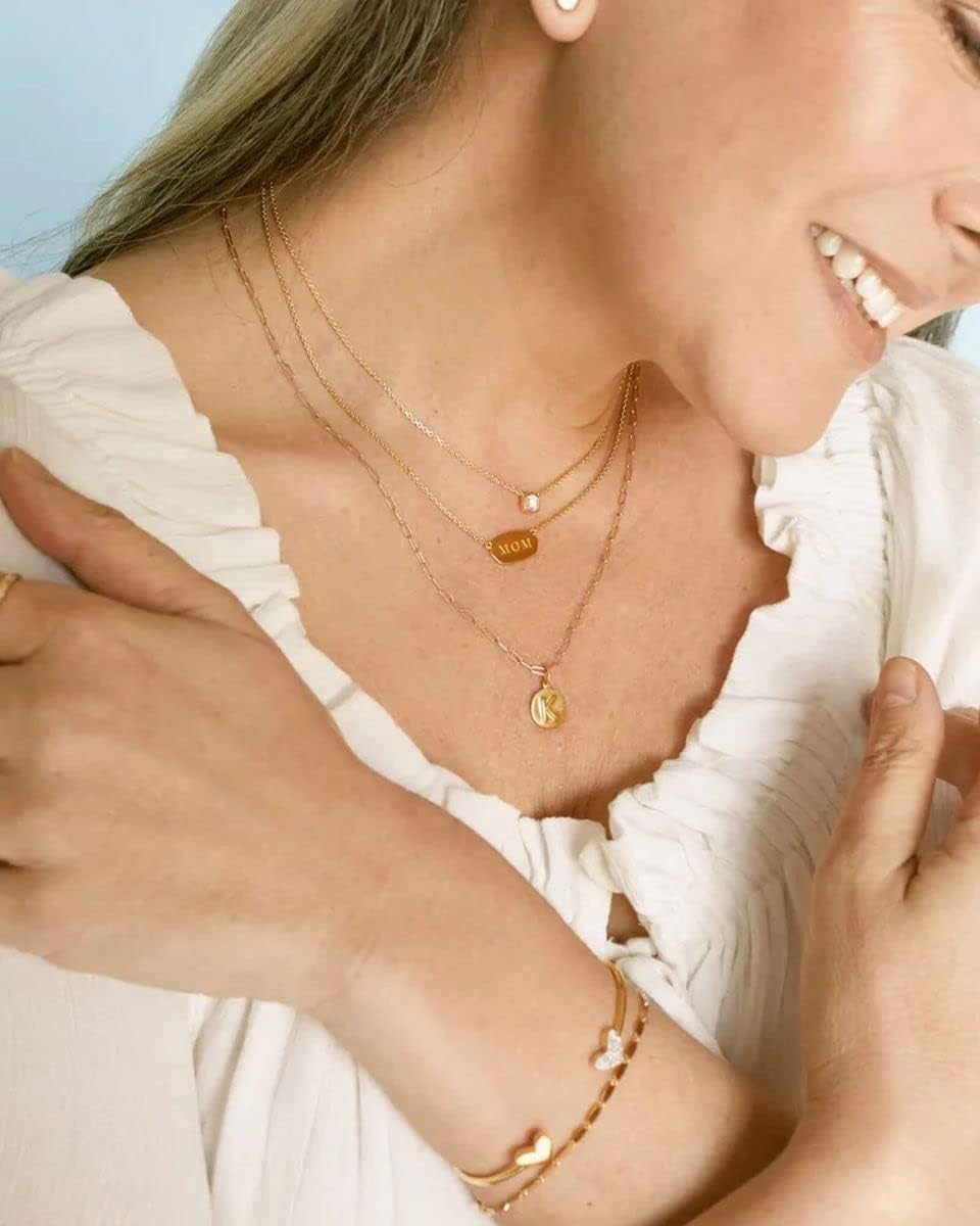 image:imageKendra Scott Davie Pendant Necklace in 18K Gold Vermeil DemiFine Jewelry for Women Rock Crystal