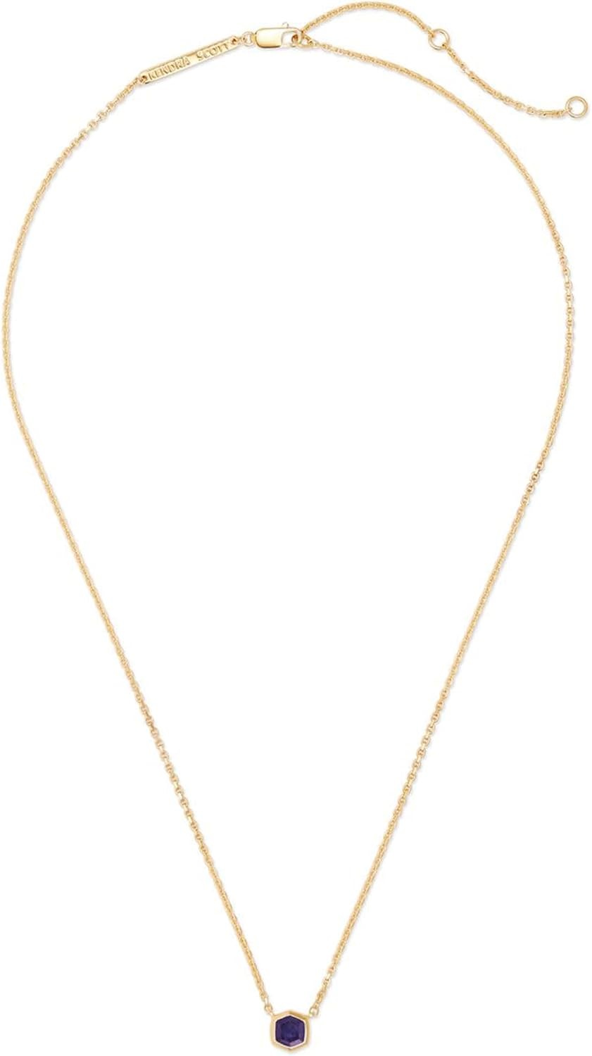 image:imageKendra Scott Davie Pendant Necklace18K GOLD VERMEIL BLUE IOLITE