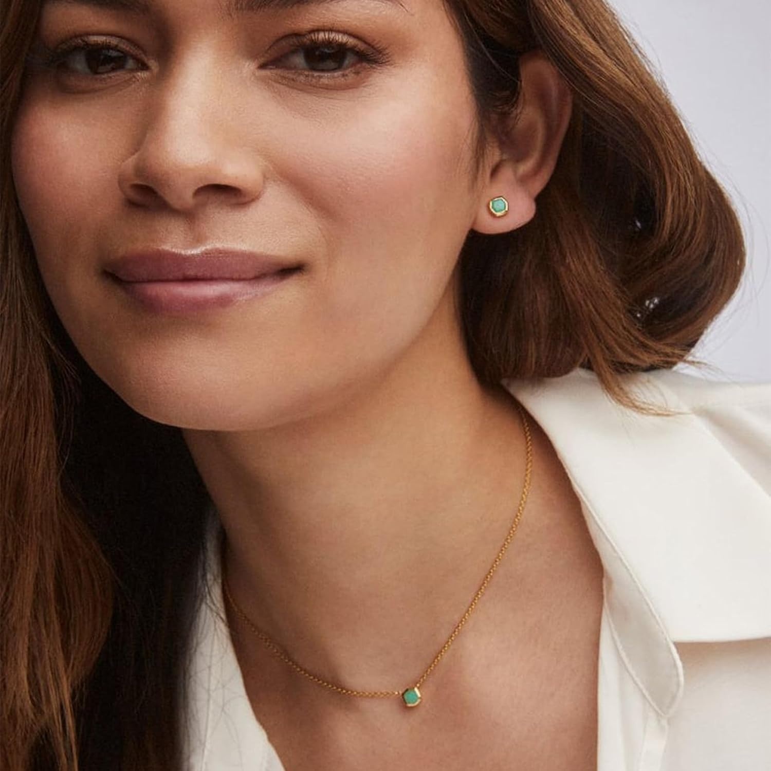 image:imageKendra Scott Davie Pendant Necklace18K GOLD VERMEIL CHRYSOPRASE