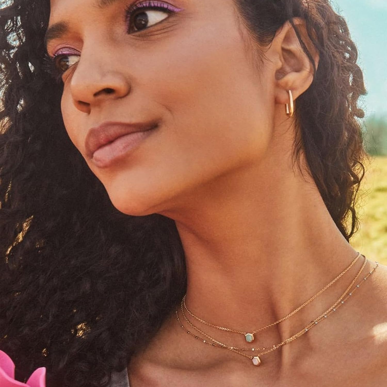 image:imageKendra Scott Davie Pendant Necklace18K GOLD VERMEIL CHRYSOPRASE