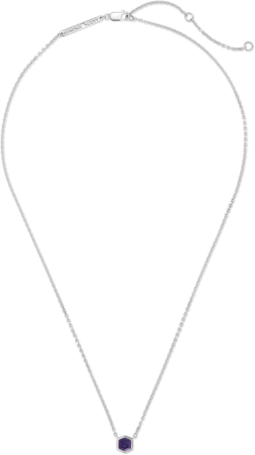 image:imageKendra Scott Davie Pendant NecklaceSTERLING SILVER BLUE IOLITE