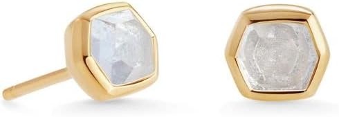 image:imageKendra Scott Davie Stud Earrings Fine Jewelry for Women18K GOLD VERMEIL ROCK CRYSTAL