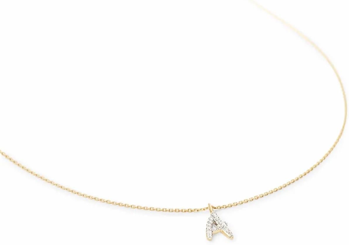 image:imageKendra Scott Diamond Letter AZ Pendant Necklace Fine Jewelry For WomenLETTER A