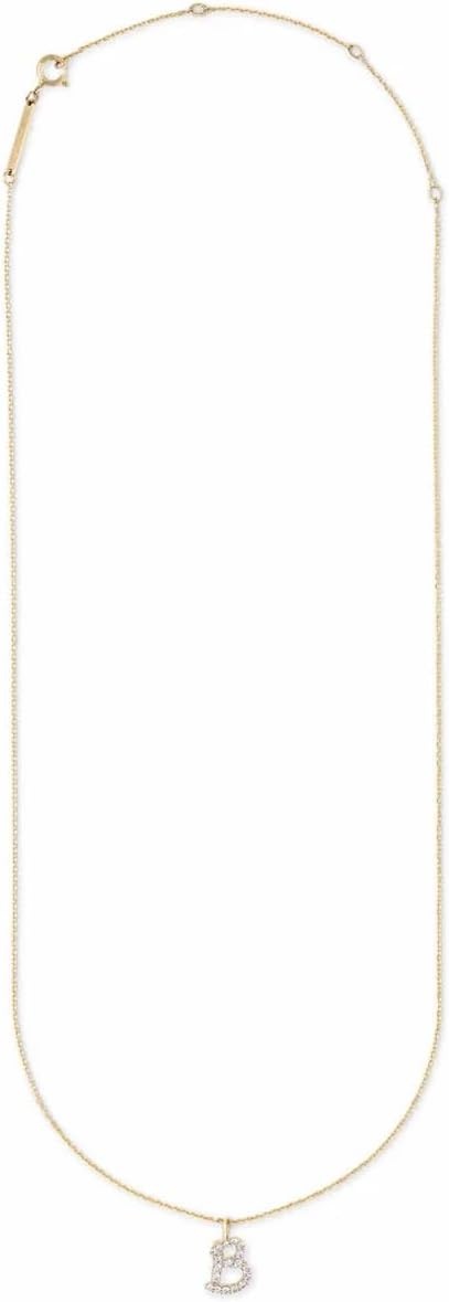 image:imageKendra Scott Diamond Letter AZ Pendant Necklace Fine Jewelry For WomenLETTER B