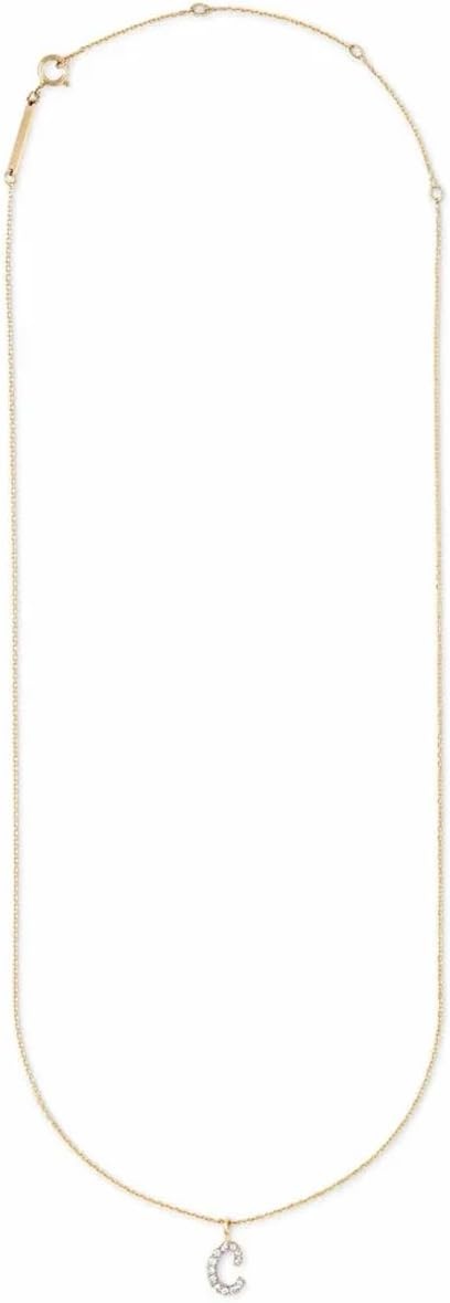 image:imageKendra Scott Diamond Letter AZ Pendant Necklace Fine Jewelry For WomenLETTER C