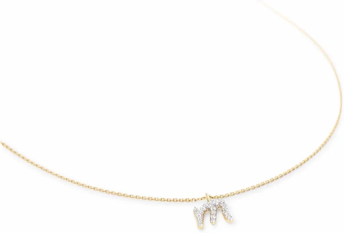 image:imageKendra Scott Diamond Letter AZ Pendant Necklace Fine Jewelry For WomenLETTER M