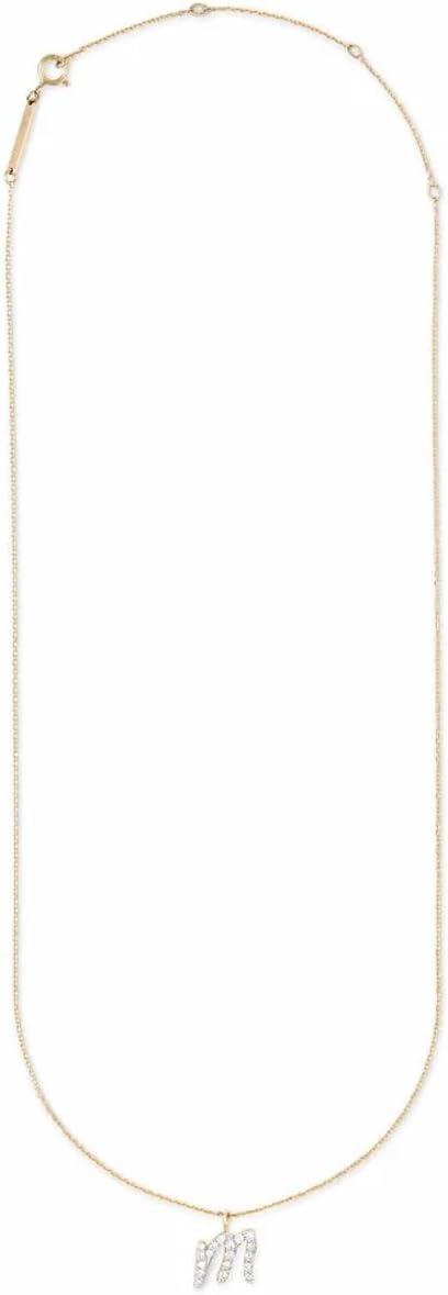image:imageKendra Scott Diamond Letter AZ Pendant Necklace Fine Jewelry For WomenLETTER M