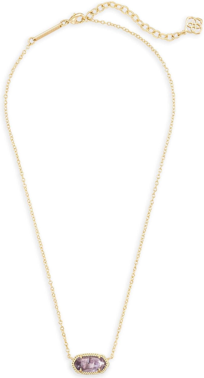 image:imageKendra Scott Elisa Pendant Necklace for Women Fashion Jewelry 14k GoldPlatedGOLD AMETHYST
