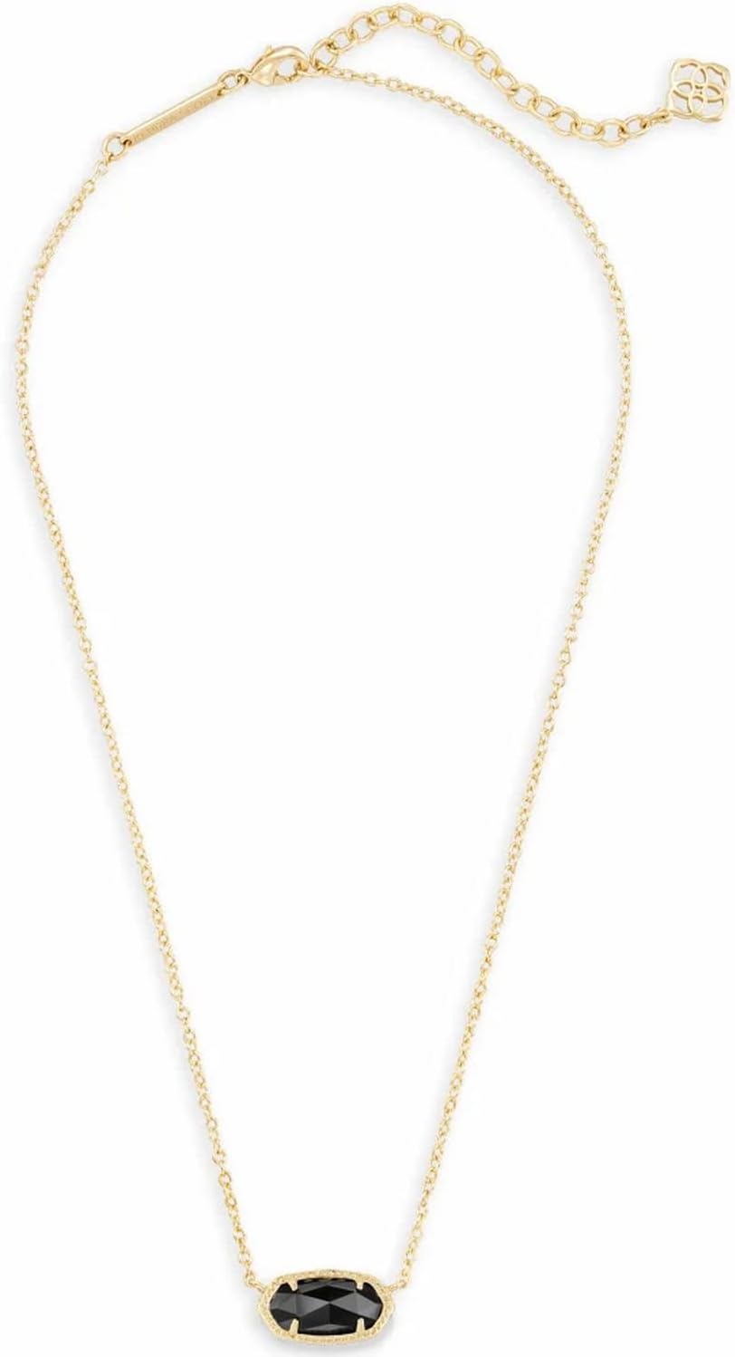 image:imageKendra Scott Elisa Pendant Necklace for Women Fashion Jewelry 14k GoldPlatedGOLD BLACK