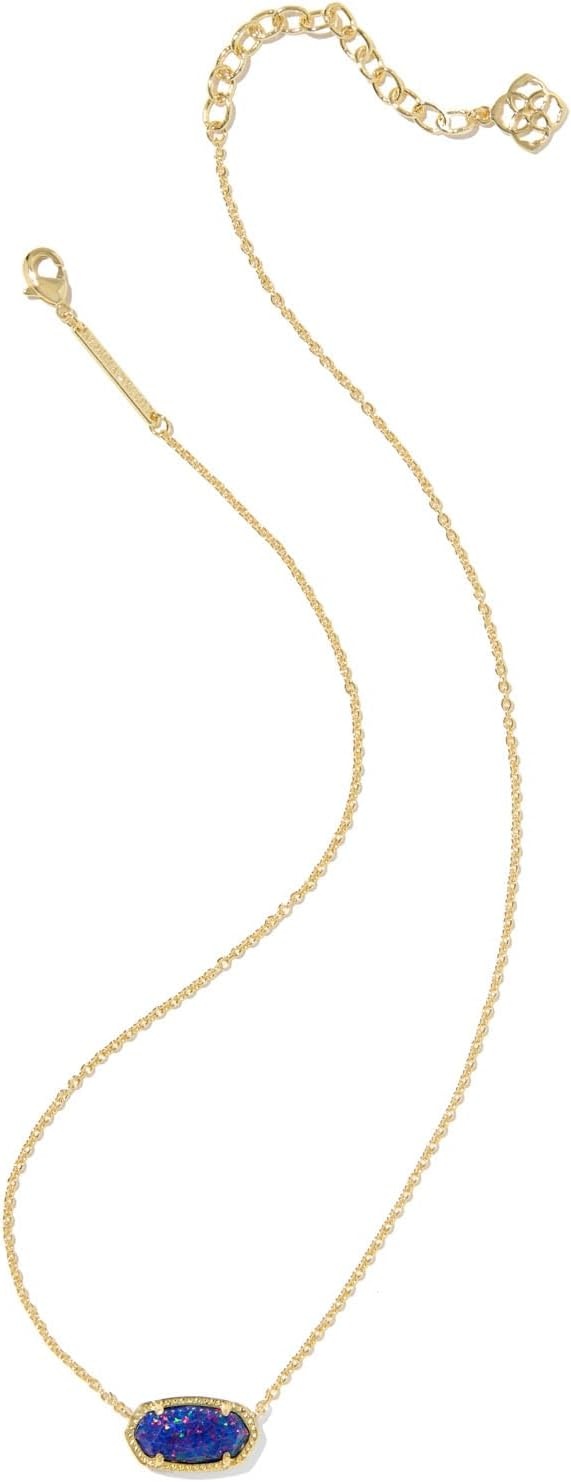 image:imageKendra Scott Elisa Pendant Necklace for Women Fashion Jewelry 14k GoldPlatedGOLD INDIGO LAB GROWN OPAL