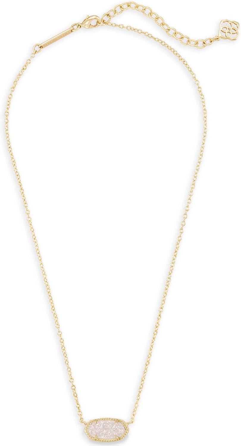 image:imageKendra Scott Elisa Pendant Necklace for Women Fashion Jewelry 14k GoldPlatedGOLD IRIDESCENT DRUSY