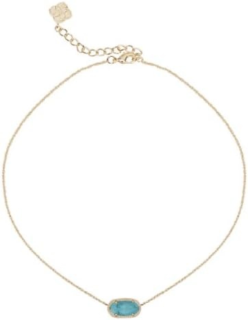 image:imageKendra Scott Elisa Pendant Necklace for Women Fashion Jewelry 14k GoldPlatedGOLD TURQUOISE