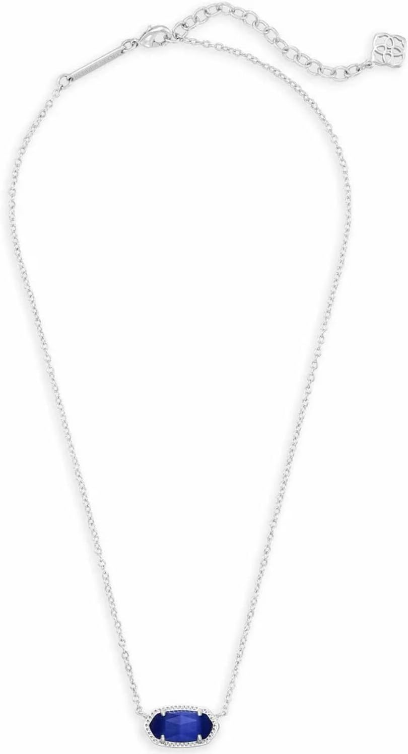 image:imageKendra Scott Elisa Pendant Necklace for Women Fashion Jewelry 14k GoldPlatedRHODIUM COBALT CATS EYE