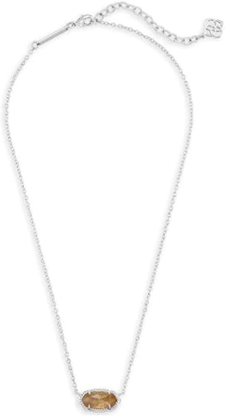 image:imageKendra Scott Elisa Pendant Necklace for Women Fashion Jewelry 14k GoldPlatedRHODIUM ORANGE CITRINE