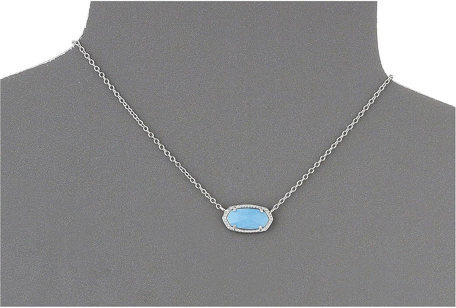 image:imageKendra Scott Elisa Pendant Necklace for Women Fashion Jewelry 14k GoldPlatedRHODIUM TURQUOISE