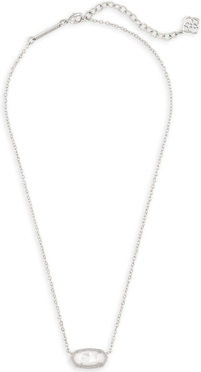 image:imageKendra Scott Elisa Pendant Necklace for Women Fashion Jewelry 14k GoldPlatedRHODIUM white MOTHER OF PEARL
