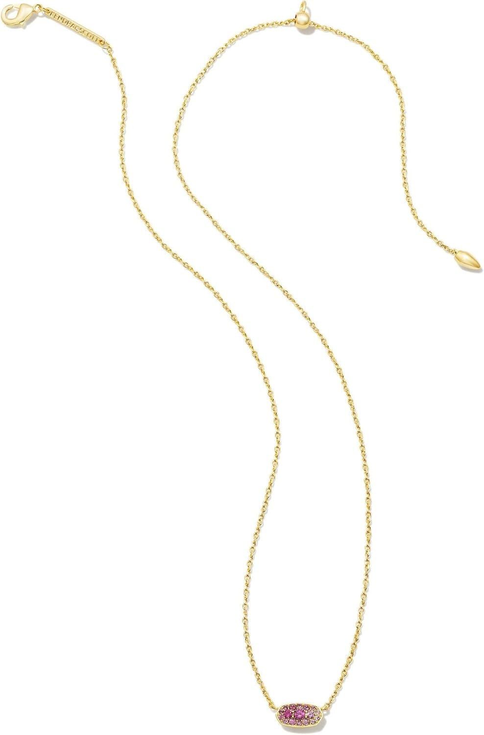 image:imageKendra Scott Grayson Crystal Pendant Necklace Fashion Jewelry for WomenGold Pink Ombre