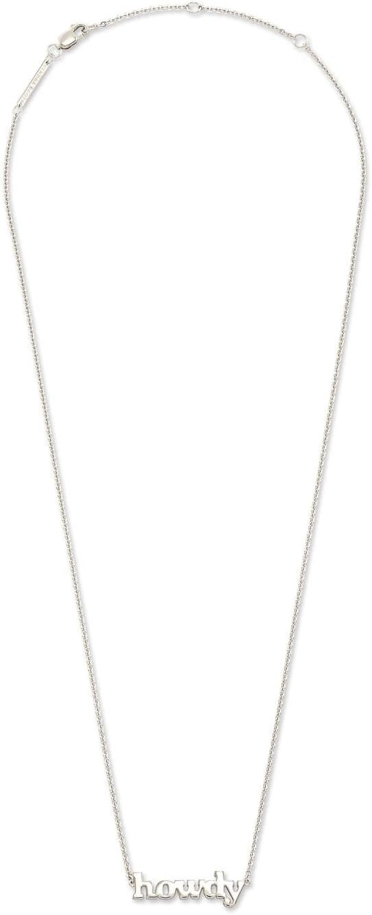 image:imageKendra Scott Howdy Pendant Necklace in Sterling Silver DemiFine Jewelry for Women