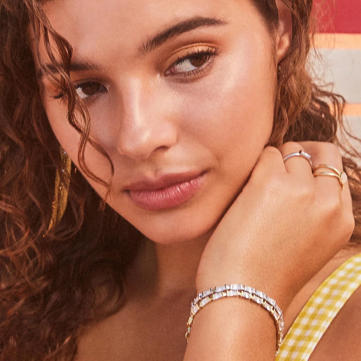 image:imageKendra Scott Juliette Band Ring Fashion Jewelry for WomenRHODIUM WHITE CRYSTAL