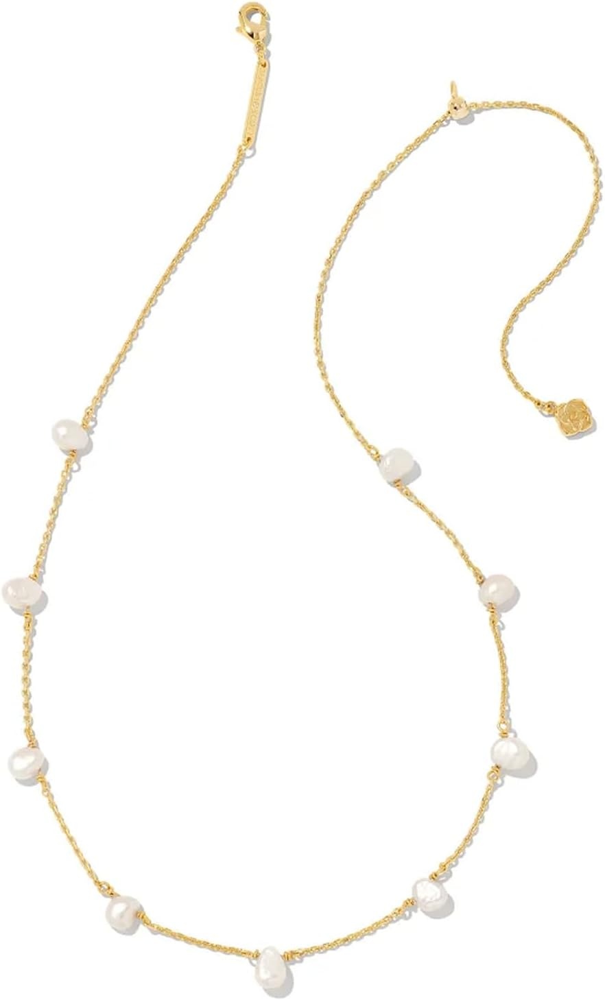 image:imageKendra Scott Leighton 14k GoldPlated Pearl Strand Necklace in White Pearl Fashion Jewelry for Women