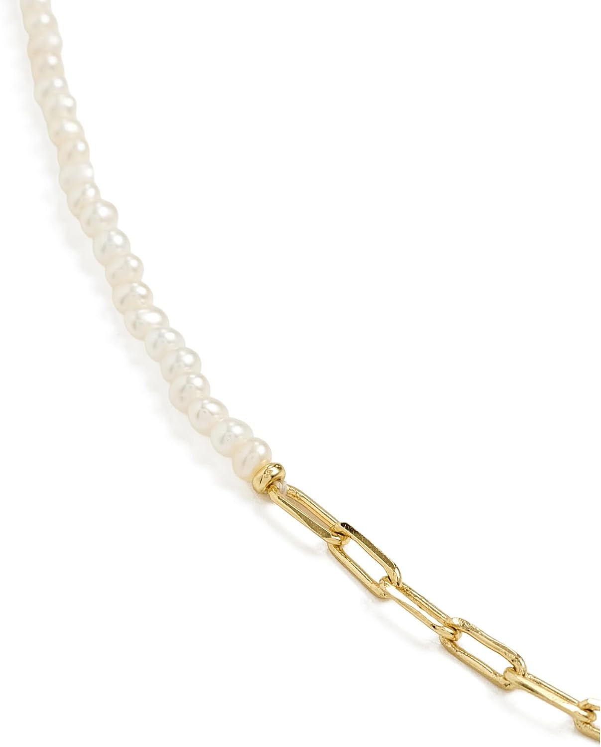 image:imageKendra Scott Markie Half Chain Necklace Fashion Jewelry for WomenGOLDFRESHWATER CULTURED PEARL