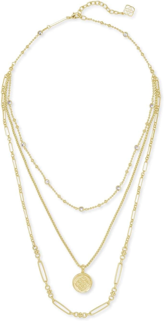 image:imageKendra Scott Medallion Triple Strand Necklace Fashion Jewelry for WomenGOLD