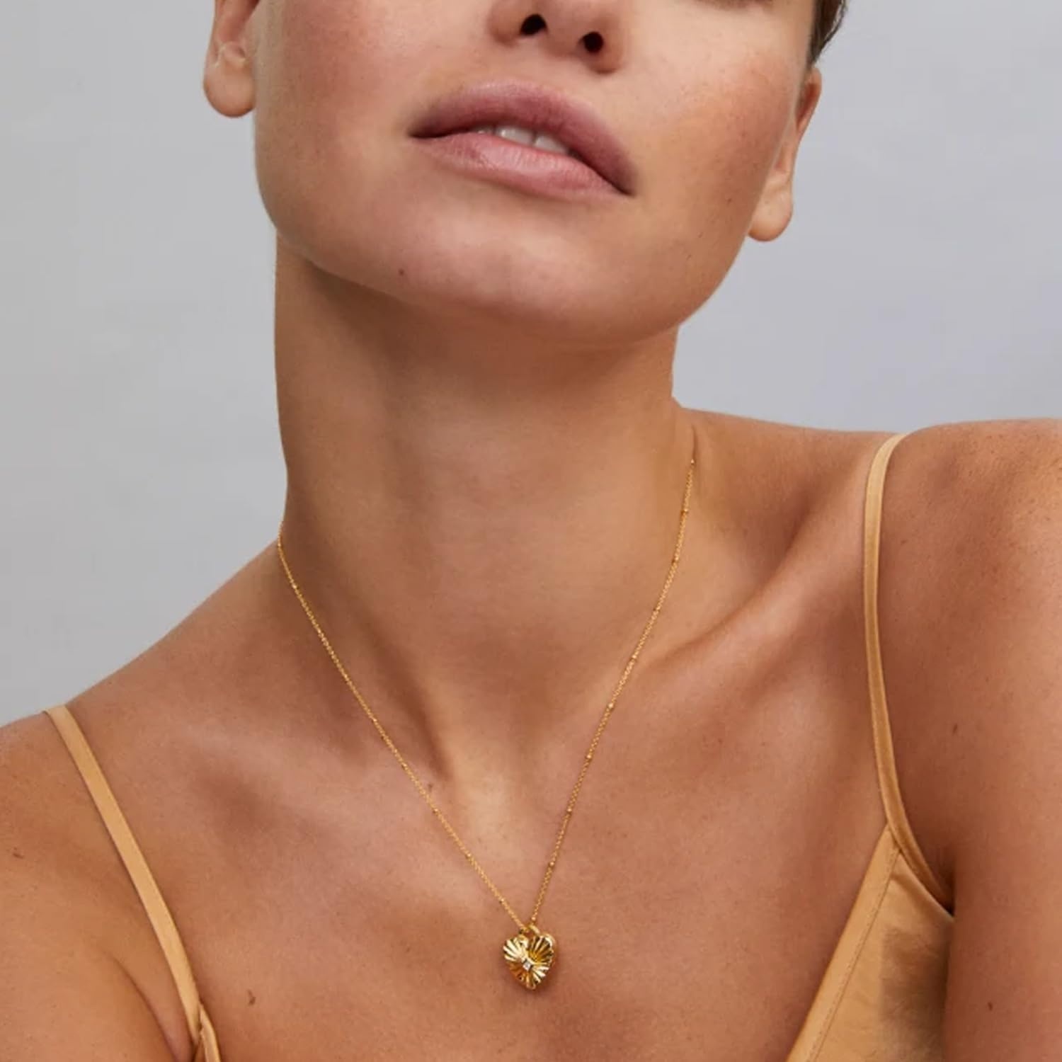 image:imageKendra Scott Meredith Charm Necklace 18k Gold Vermeil DemiFine Jewelry for Women White Topaz