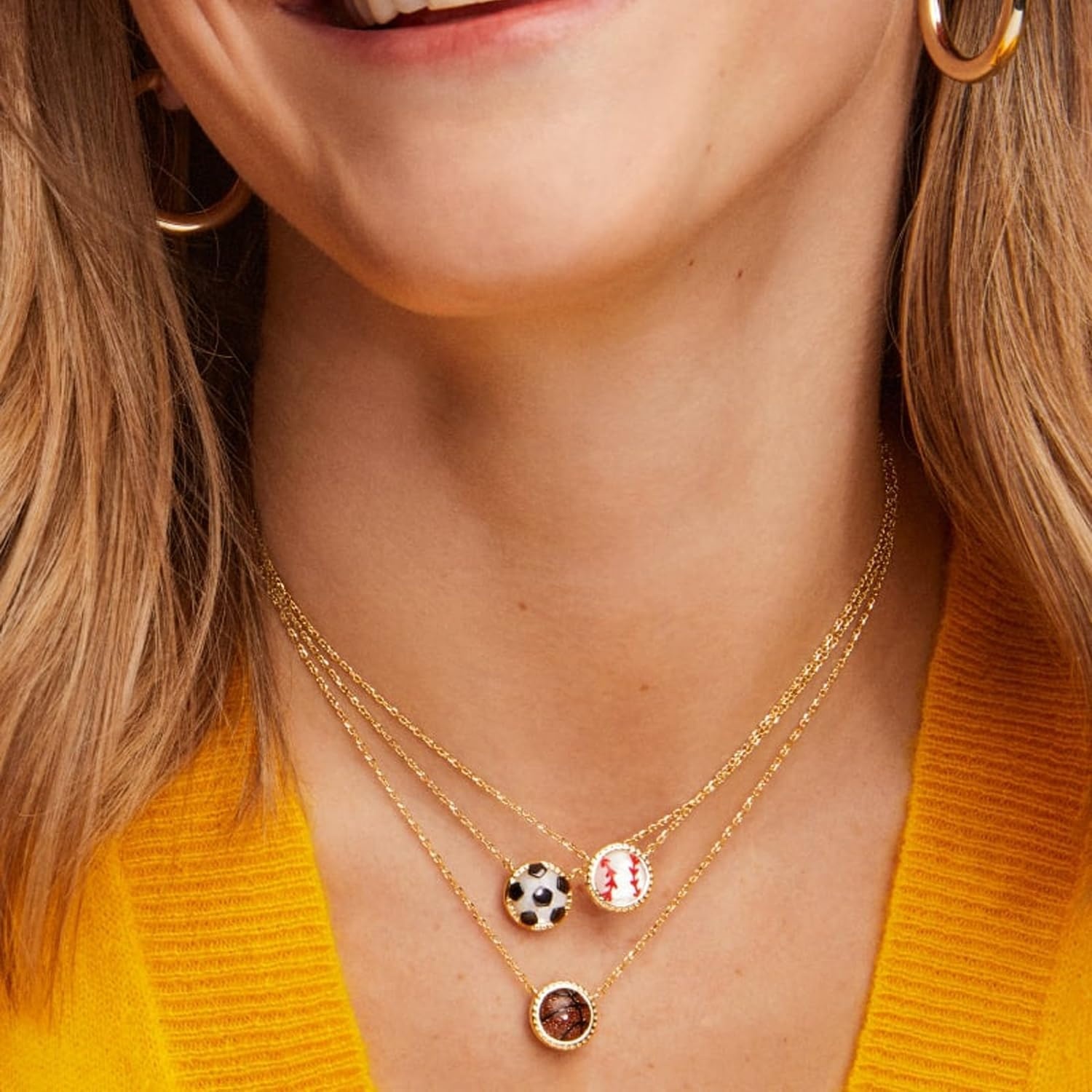 image:imageKendra Scott Soccer Short Pendant Necklace Fashion Jewelry for WomenGOLD