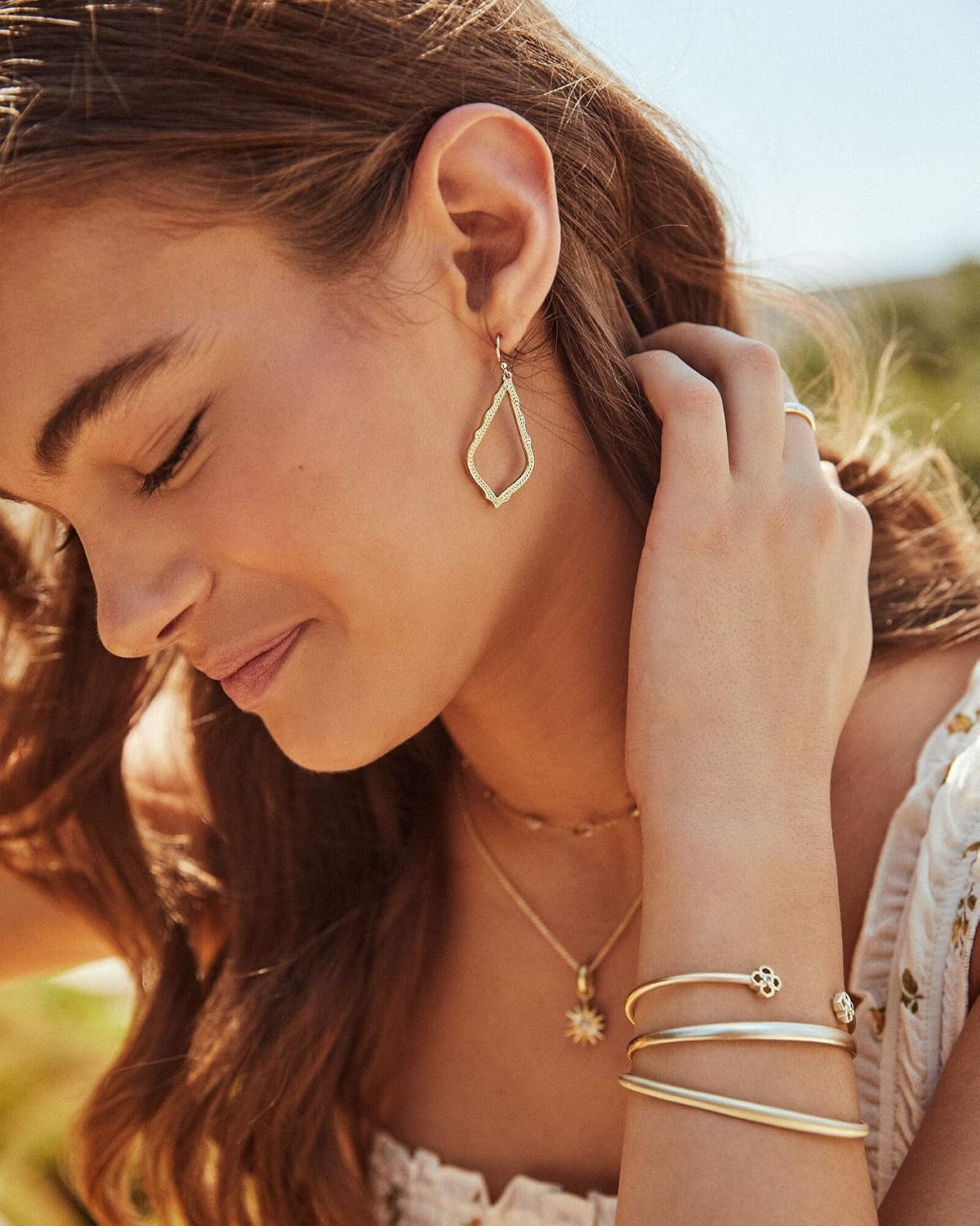 image:imageKendra Scott Sophia Drop Earrings for WomenGOLD GOLD METAL