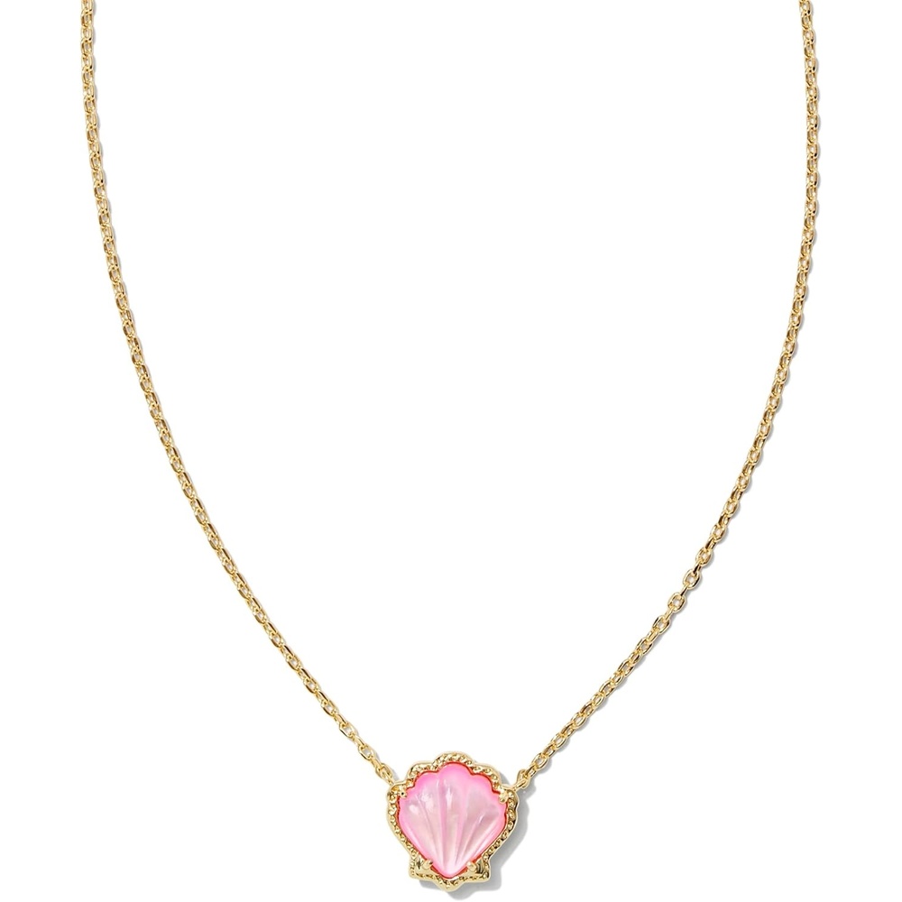 image:imageKendra Scott Brynne Shell Short Pendant Necklace Fashion Jewelry for WomenBLUSH MOTHER OF PEARL
