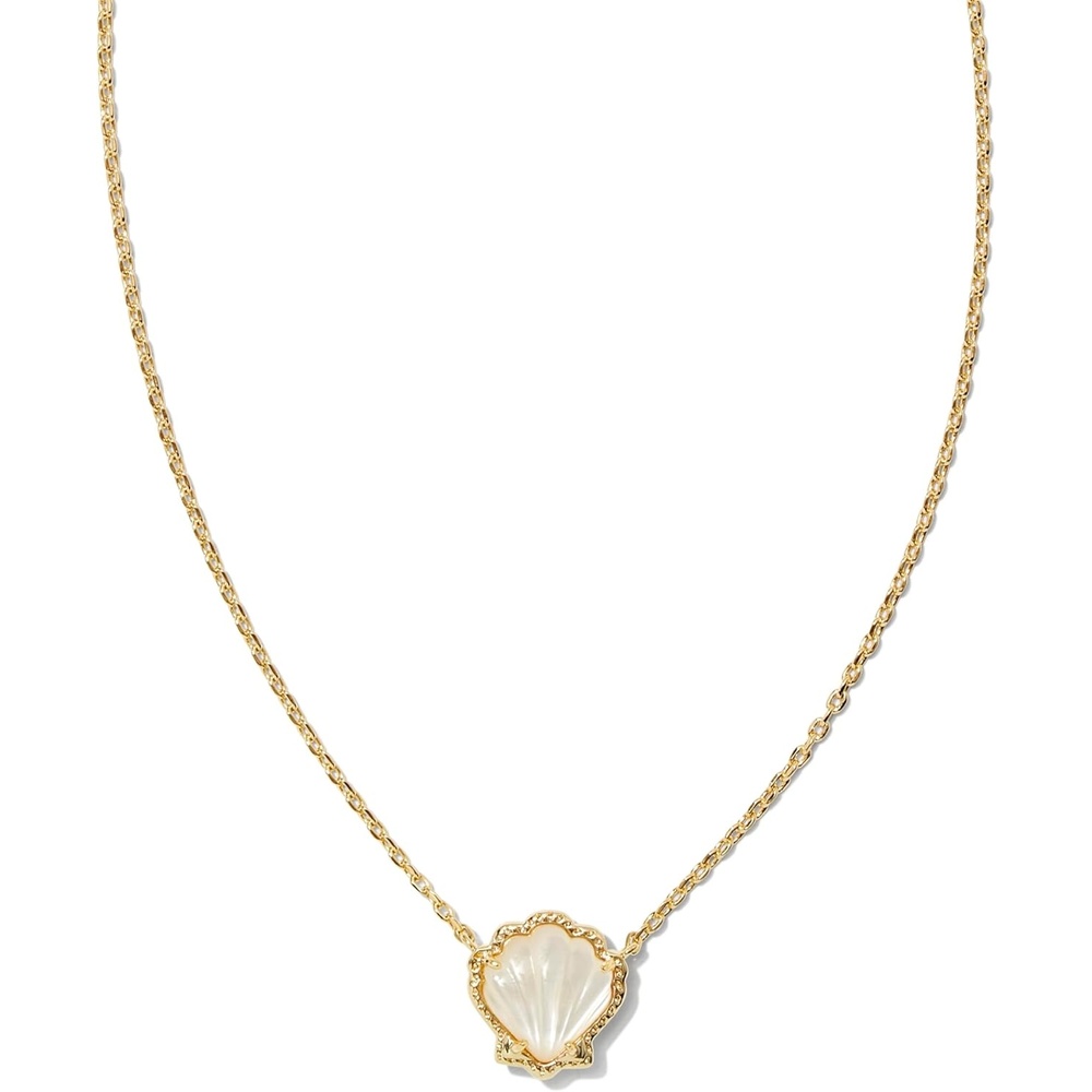 image:imageKendra Scott Brynne Shell Short Pendant Necklace Fashion Jewelry for WomenIVORY MOTHER OF PEARL