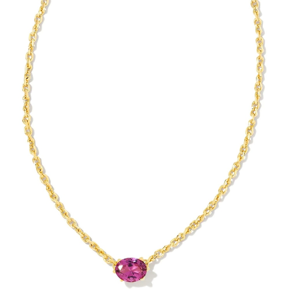 image:imageKendra Scott Cailin Pendant Necklace Fashion Jewelry for WomenGOLD PURPLE CRYSTAL