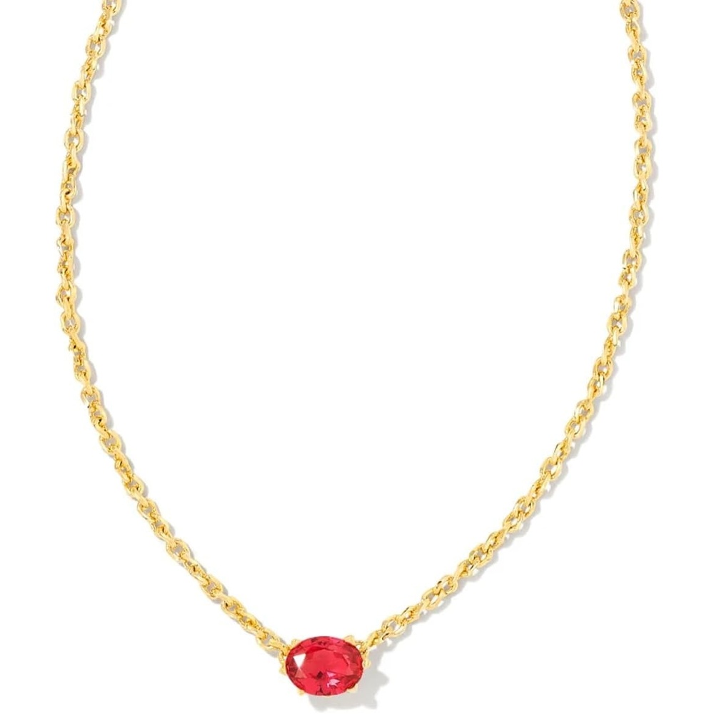 image:imageKendra Scott Cailin Pendant Necklace Fashion Jewelry for WomenGOLD RED CRYSTAL