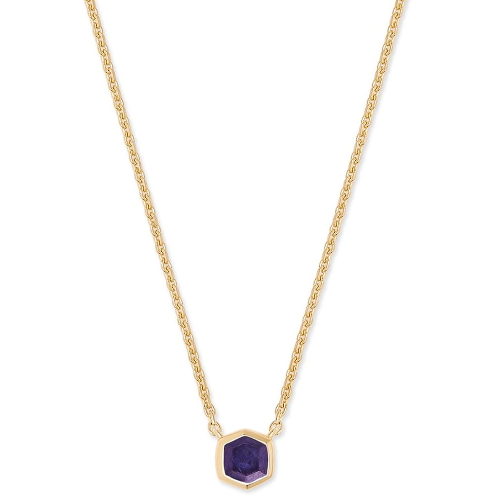 image:imageKendra Scott Davie Pendant Necklace18K GOLD VERMEIL BLUE IOLITE
