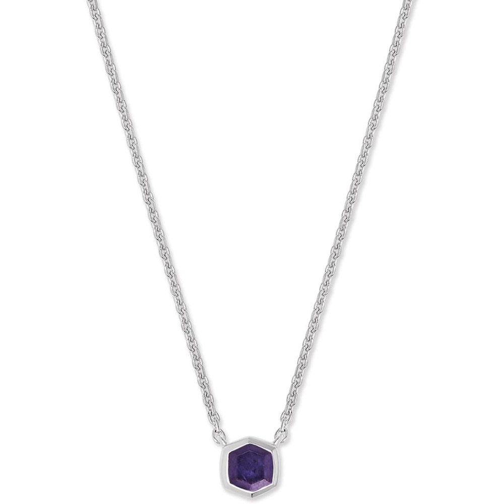 image:imageKendra Scott Davie Pendant NecklaceSTERLING SILVER BLUE IOLITE