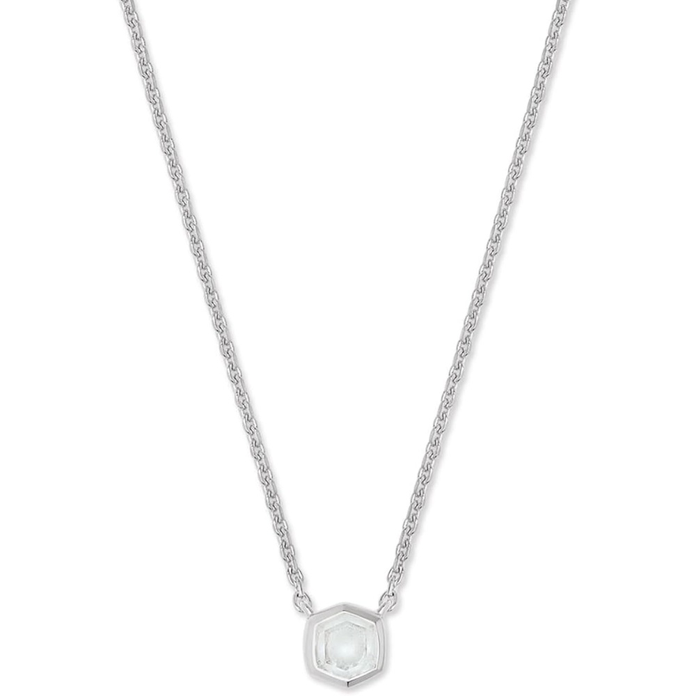 image:imageKendra Scott Davie Pendant NecklaceSTERLING SILVER ROCK CRYSTAL