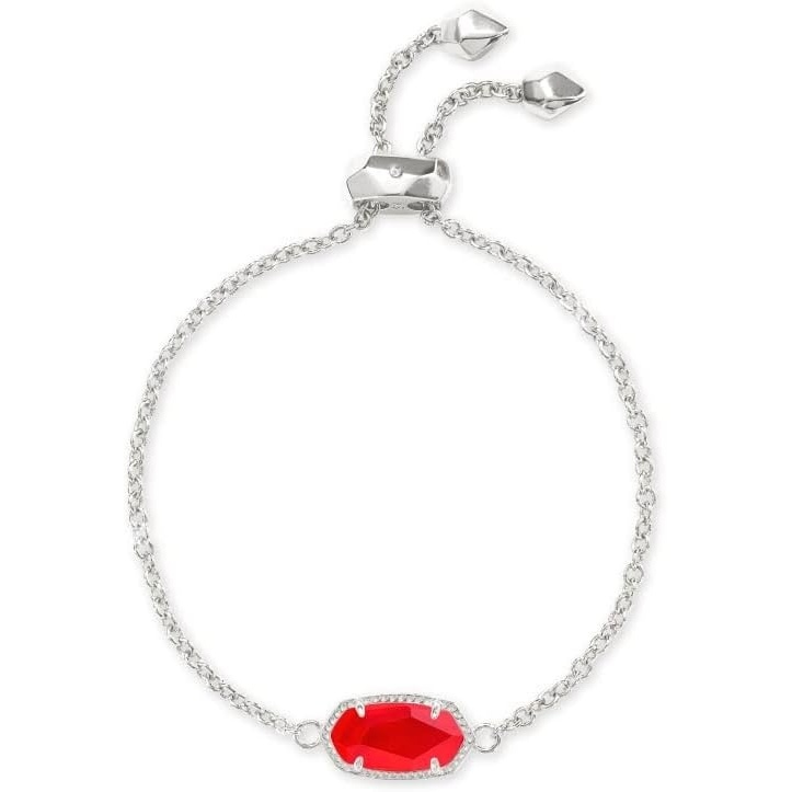 image:imageKendra Scott Elaina Adjustable Chain Bracelet for Women Fashion Jewelry GoldPlatedRHODIUM RED ILLUSION