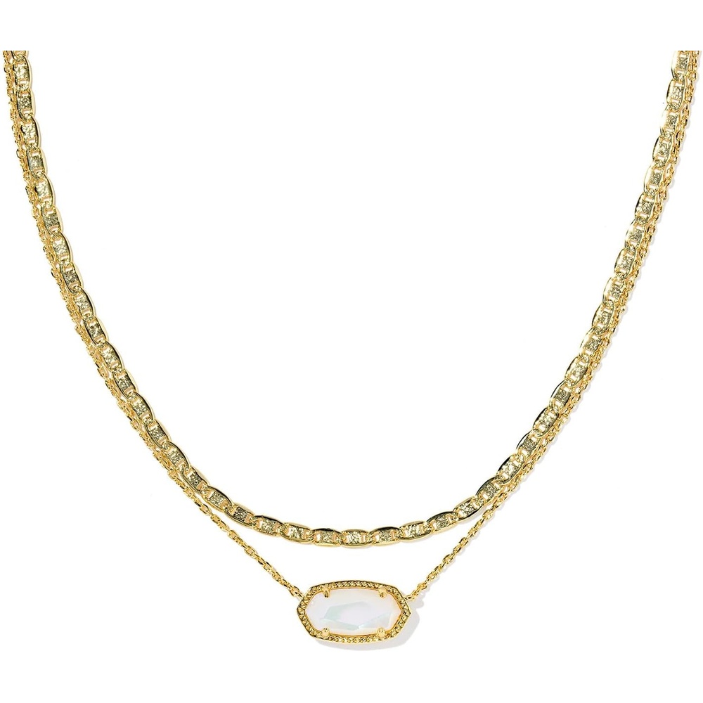 image:imageKendra Scott Elisa Multi Strand Necklace for Women Fashion JewelryGOLD  IVORY MOTHER OF PEARL