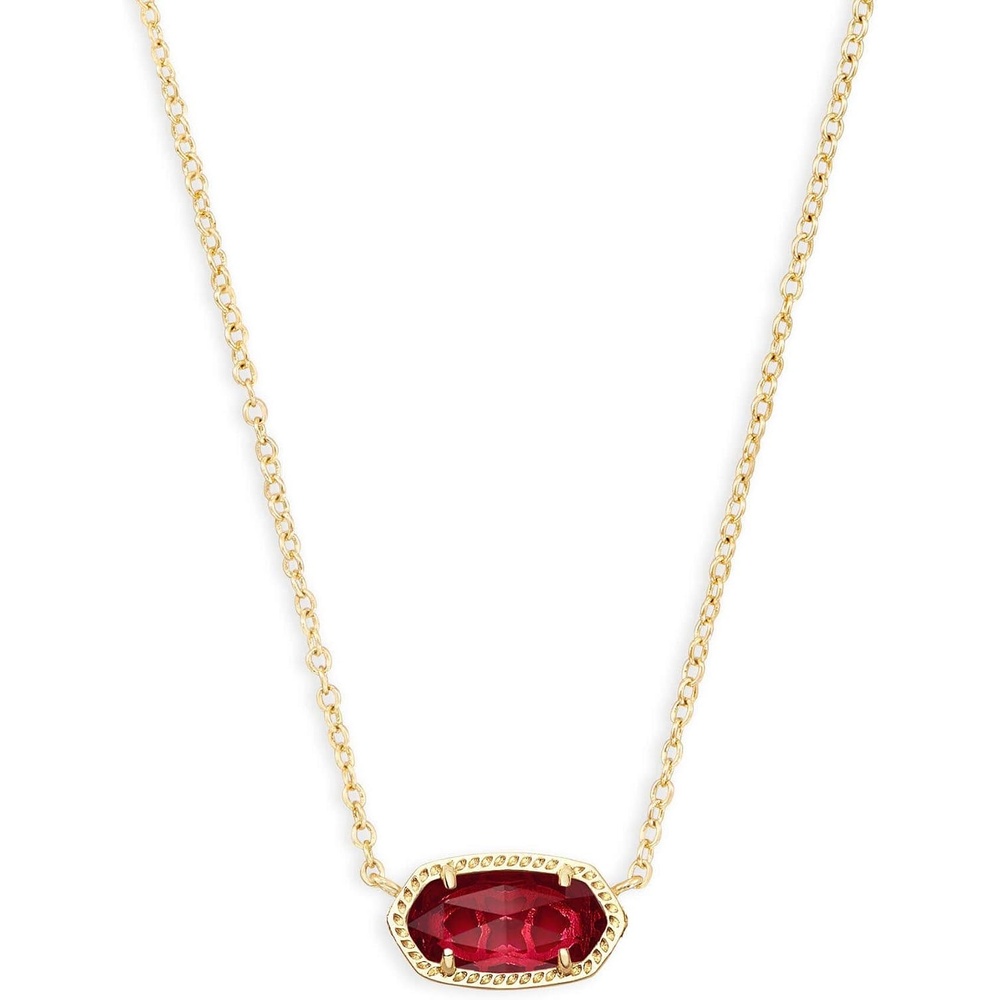 image:imageKendra Scott Elisa Pendant Necklace for Women Fashion Jewelry 14k GoldPlatedGOLD BERRY CLEAR GLASS