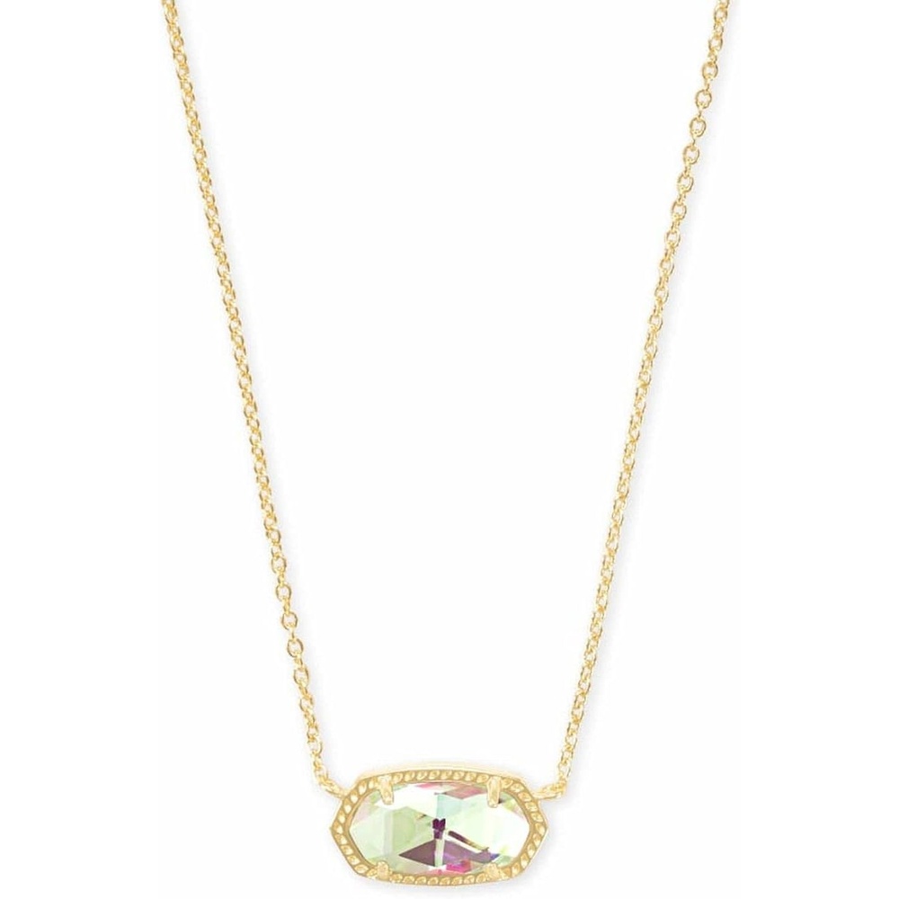 image:imageKendra Scott Elisa Pendant Necklace for Women Fashion Jewelry 14k GoldPlatedGOLD DICHROIC GLASS